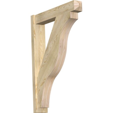 Ekena Millwork Funston Rough Sawn Craftsman Outlooker, Douglas Fir, 6"W x 30"D x 42"H OUT06X30X42FST04RDF